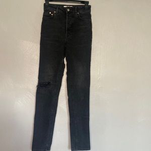 Free people high waisted skinny jeans